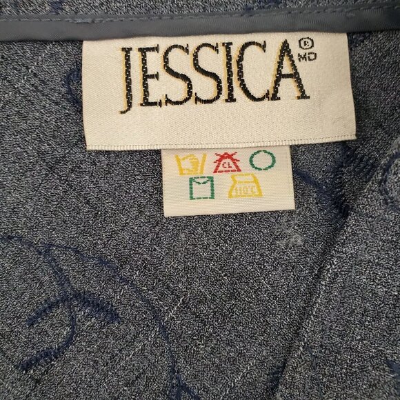 Vintage Jessica A-Line Skirt with Embroidery Floral Patterns  Embellishm… - Picture 7 of 8